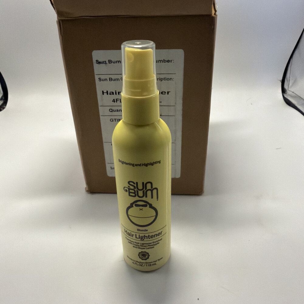 6 Pack Sun Bum Blonde Hair Lightener Hair Color 4oz Each Brightening Highlights